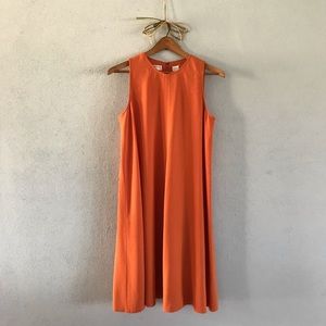 Liz Claiborne Orange Trapeze Dress